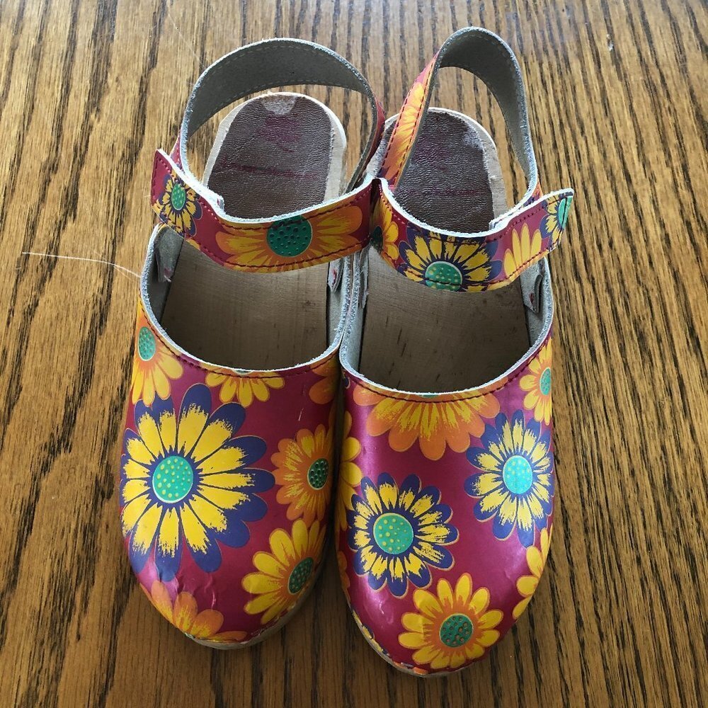 Hanna Andersson Clogs Shoes Floral 39